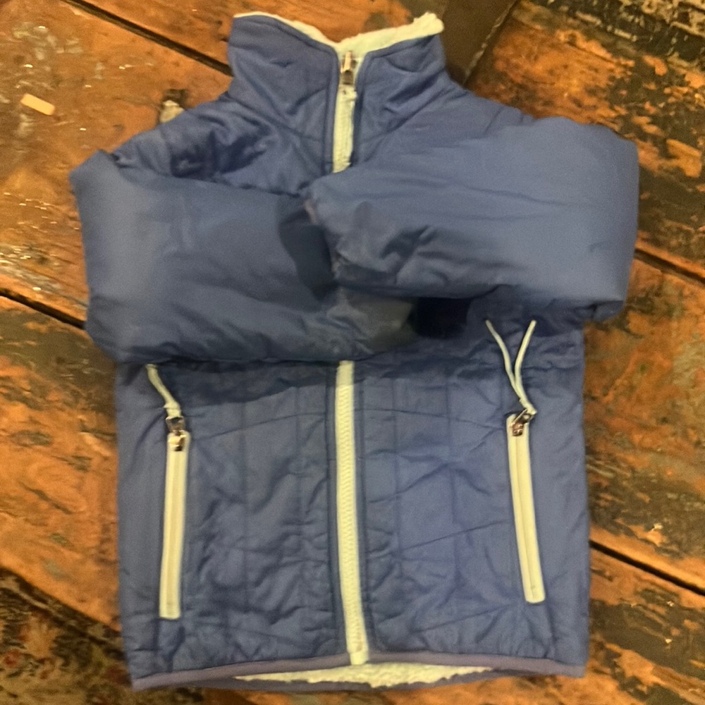 L.L. Bean Girls reversible fleece.